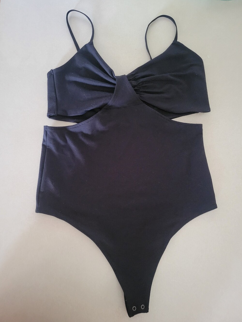 Abercrombie & Fitch Black Spaghetti Strap Bodysuit